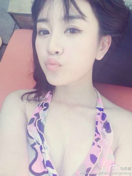 明星图片：张檬生活写真照