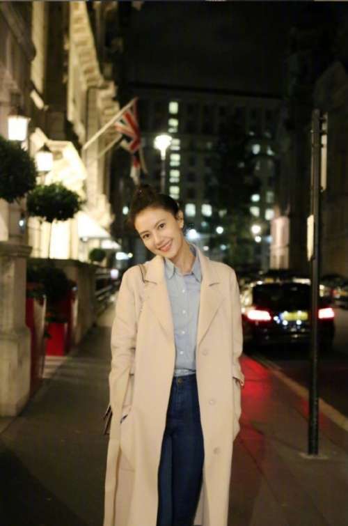 长发短发都美的大眼高圆圆图片