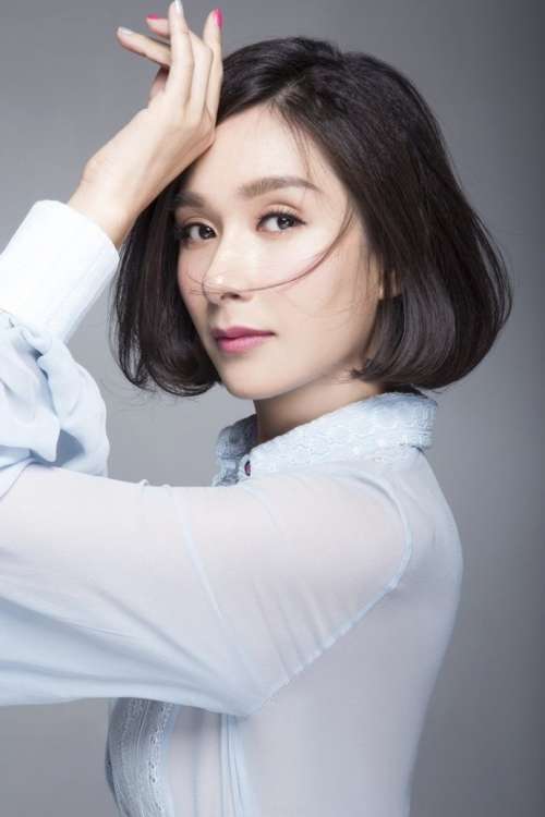 上海明星俏皮甜美的齐肩短发杨恭如的一组