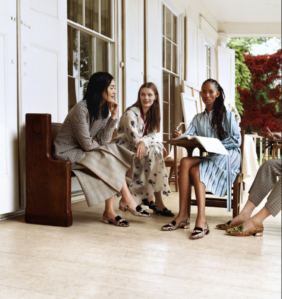 中国图片 中国超模刘雯Tory Burch 2019秋冬广告