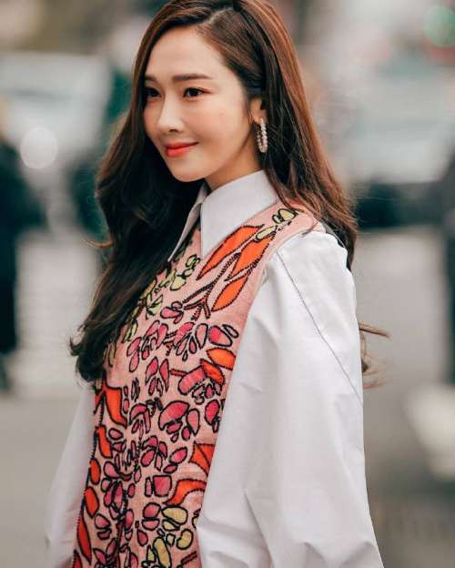 韩国明星郑秀妍Jessica纽约时装周图片