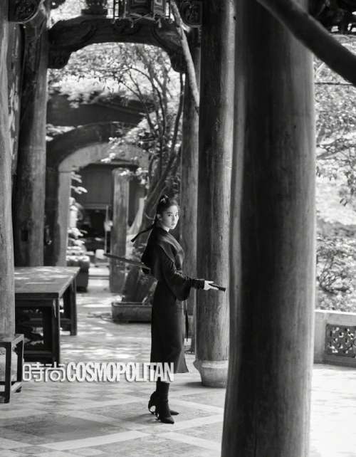 气质图片 小仙女刘亦菲《时尚cosmo》封面图