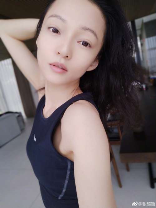 台湾明星张韶涵素颜美照