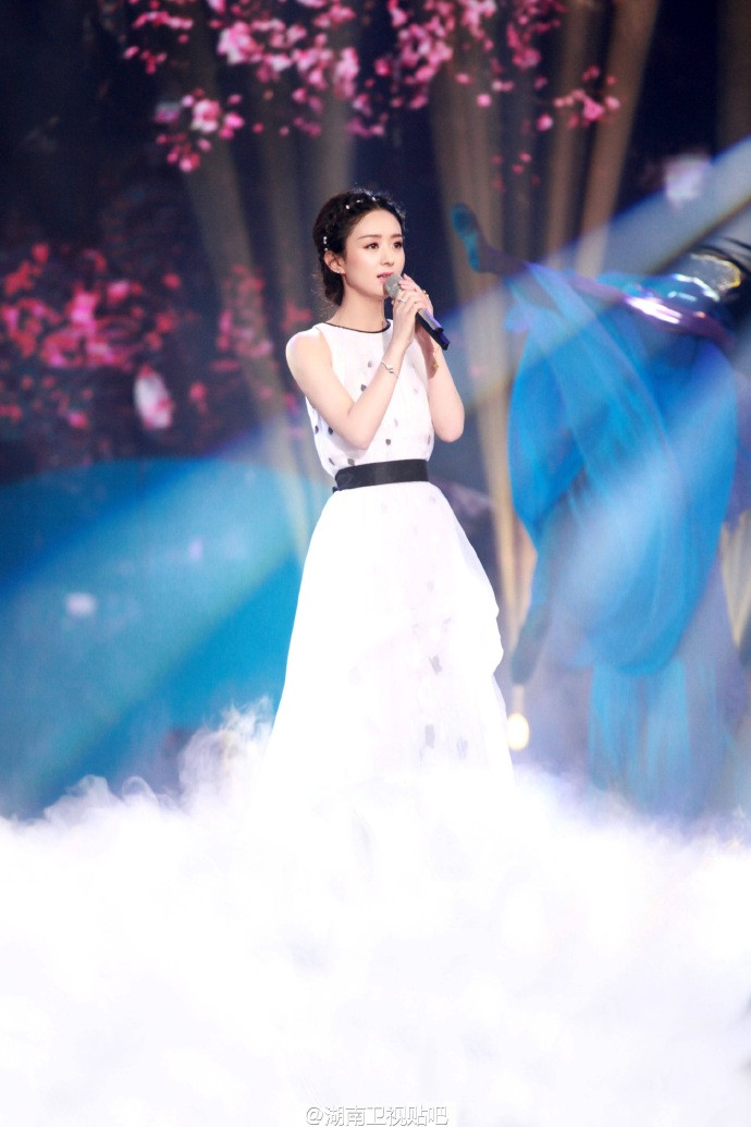 （河北）明星赵丽颖湖南台花仙子造型表演