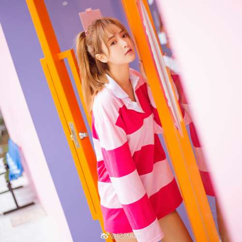 很高兴遇见你Pink girlLikeGirls-窦鹤鑫清纯图片