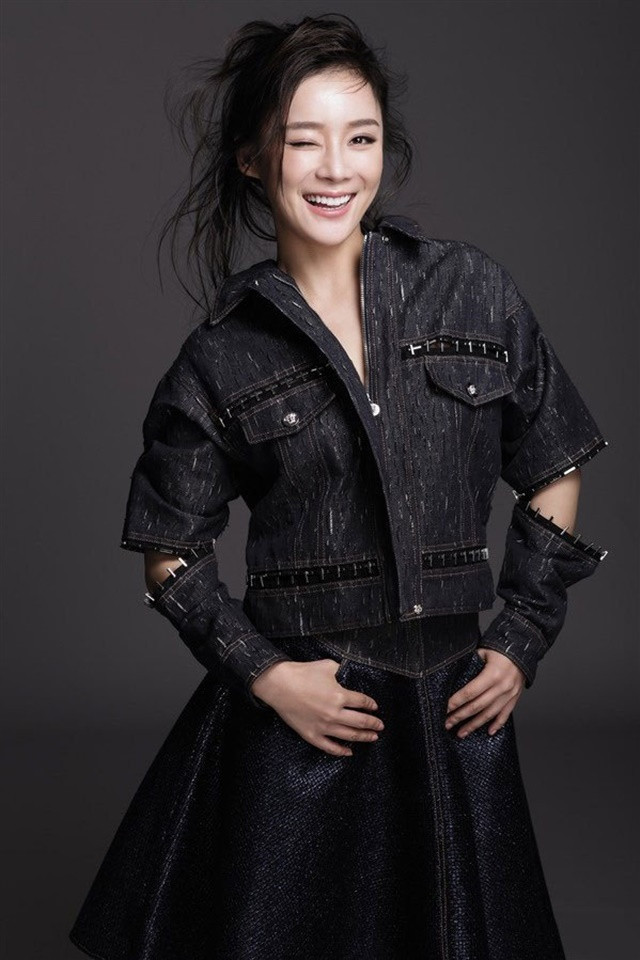 气质袁姗姗元气写真iPhone壁纸