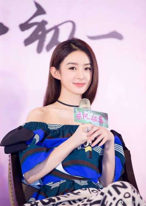 河北赵丽颖俏皮可爱魅力四射图片