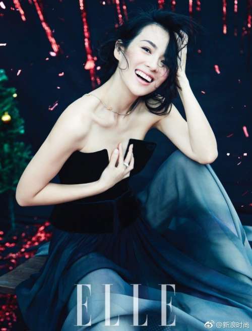 国际影星章子怡ELLE12月封面大片