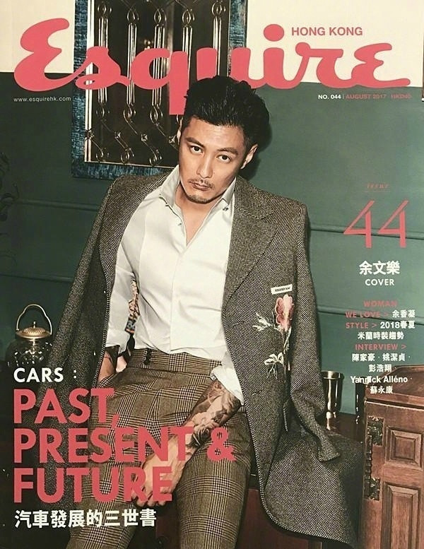 香港男明星帅哥余文乐痞气外秒变忧郁大叔 ​