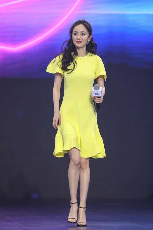 北京图片 黄裙子少女杨幂图片