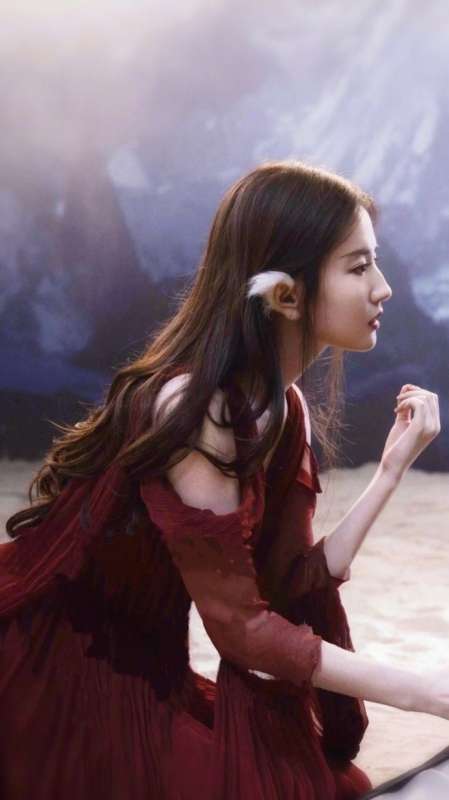 小仙女武汉明星刘亦菲唯美侧颜图片