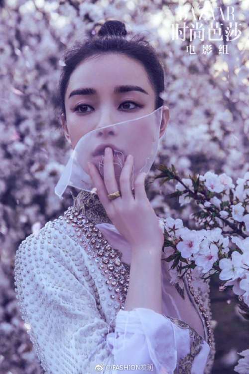 南京明星倪妮《时尚芭莎》奇幻古装大片 ​