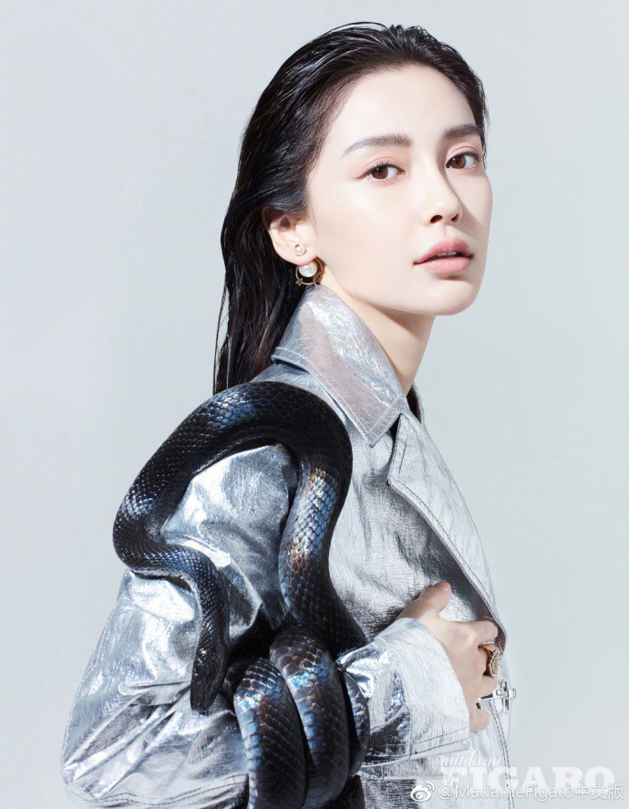 angelababy图片_大眼明星angelababy蛇蝎美人图片