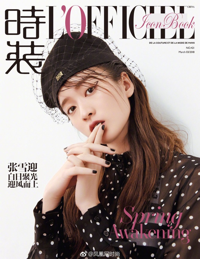 北京明星张雪迎Sophie姐的湿发背头封面