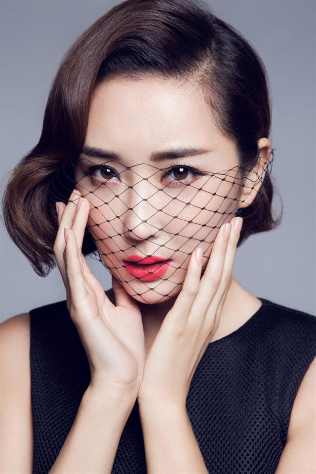 演员杜若溪小香风写真手机壁纸