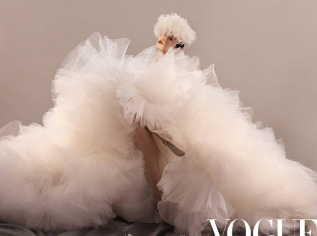 中国图片 超模何穗《Vogue》封面图片
