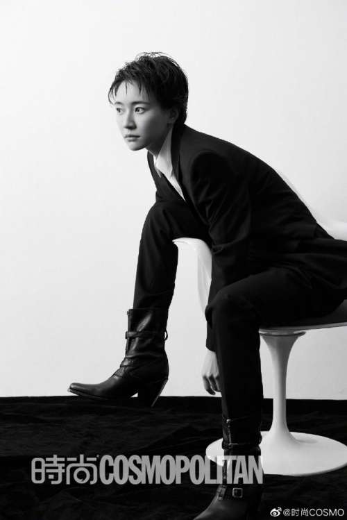 安徽图片 内地女明星焦俊艳 X《时尚cosmo》黑