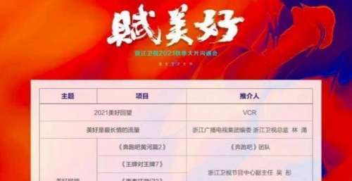 璞官宣加盟浙江卫视秋季沟通会，9月之后都有什么综艺，看这里阵容首
