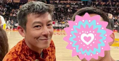 网友NBA赛场偶遇陈冠希，零P图真实颜值曝光