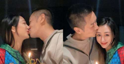陈浩民高调为老婆庆生！贴脸接吻恩爱十足，邹市明夫妇也到场