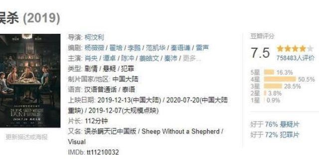 误杀2主演大换血与第一部没关联、还叫这个名字，是为了蹭热度？