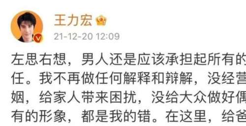 王力宏宣布退出娱乐圈啊啊求求你别锤了！