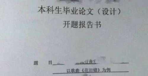 太惨了！音乐生毕业论文写王力宏，当天凌晨2点向导师求救
