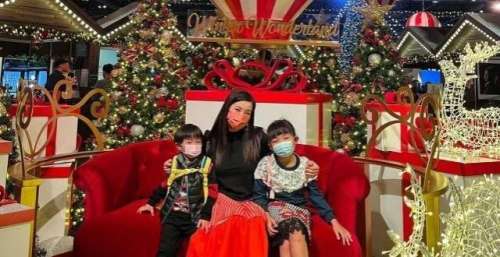 TVB小生张颖康带家人游玩拍全家福 体贴负责照顾三胎儿子和拿东西