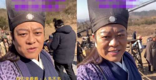 60岁欧阳震华罕面！皮肤黝黑眼袋深，重拍代表作开心大笑白牙