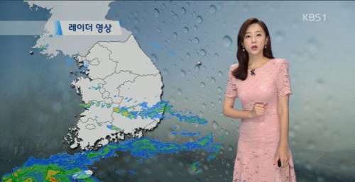韩国天气预报主持盘点，为了收视率也是蛮拼的！
