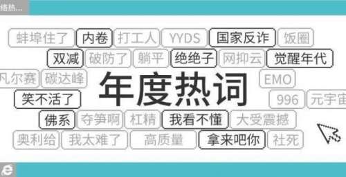 2021年度十大热词新鲜出炉，哪些进入了你的日常词库？