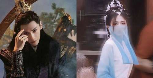 《长月烬明》主角开机照，白鹿绿衣温婉清丽，罗云熙优雅似神仙！