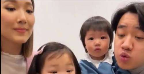 李亚男一家为王祖蓝庆生，大女儿唱生日歌软糯可爱，妹妹全程呆萌