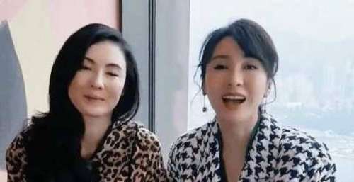 黎姿张柏芝俩女神同框，张柏芝满脸疲态，输给了大9岁的黎姿