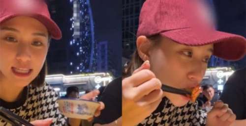 何超莲带男友吃大排档！颈间红斑疑似吻痕，窦骁一脸傻笑超级恩爱