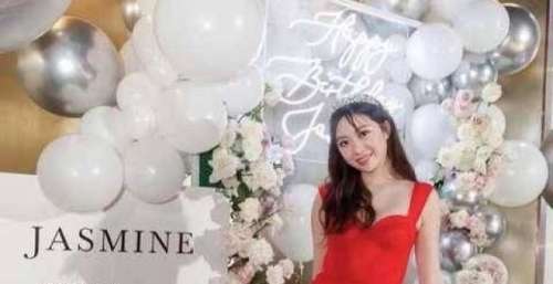 甄子丹女儿庆18岁生日，穿红裙身材好气质佳，遗传模特妈妈好基因