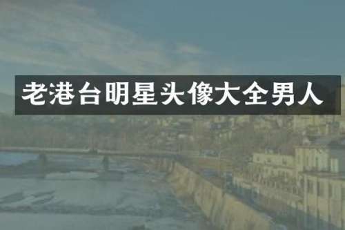 老港台明星头像大全男人
