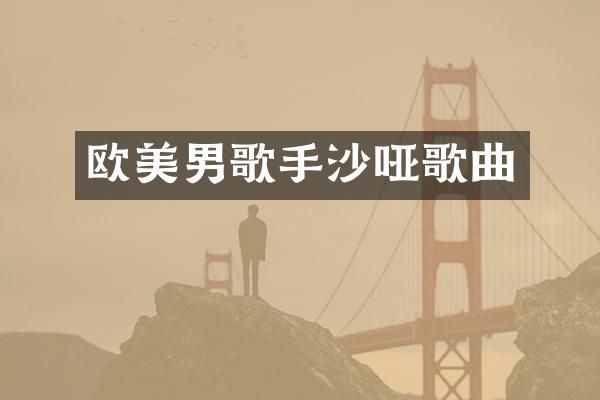欧美男歌手沙哑歌曲