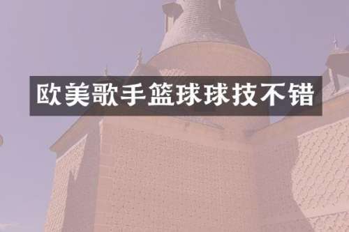 欧美歌手篮球球技不错