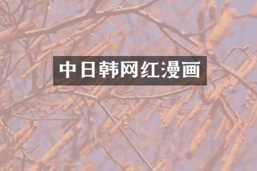 中日韩网红漫画
