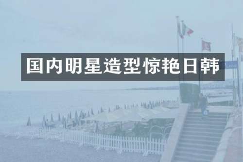 国内明星造型惊艳日韩