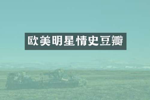 欧美明星情史豆瓣