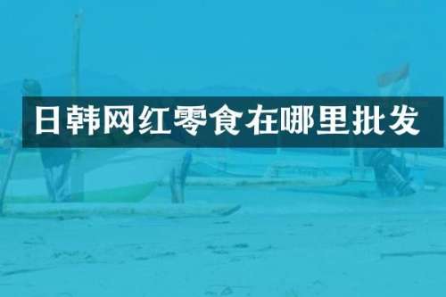 日韩网红零食在哪里批发