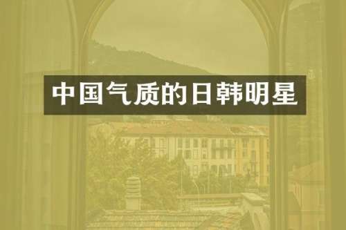 中国气质的日韩明星