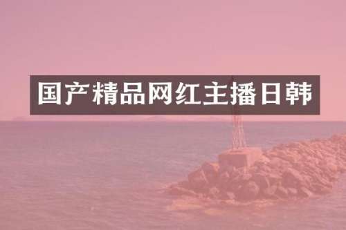 国产精品网红主播日韩