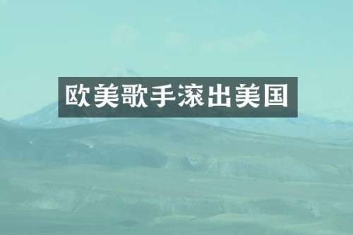 欧美歌手美国