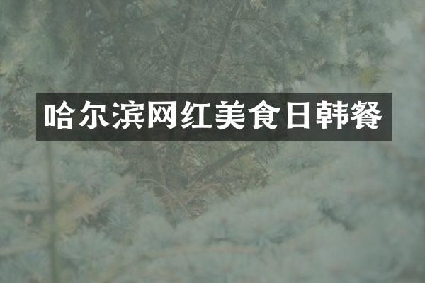 哈尔滨网红美食日韩餐