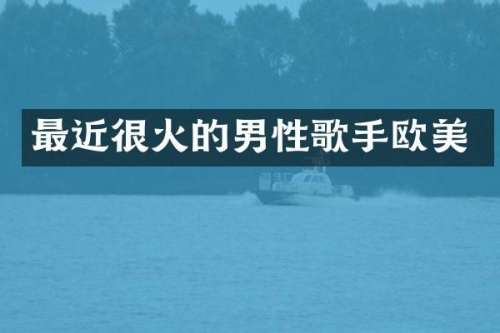 最近很火的男性歌手欧美