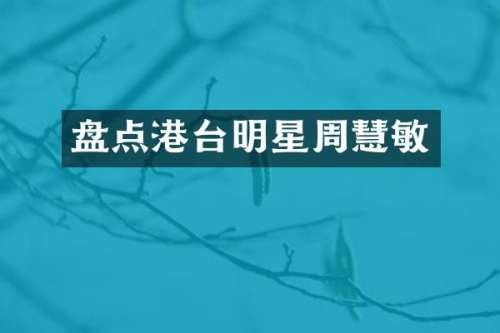 盘点港台明星周慧敏