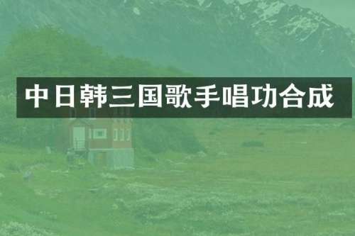 中日韩三国歌手唱功合成